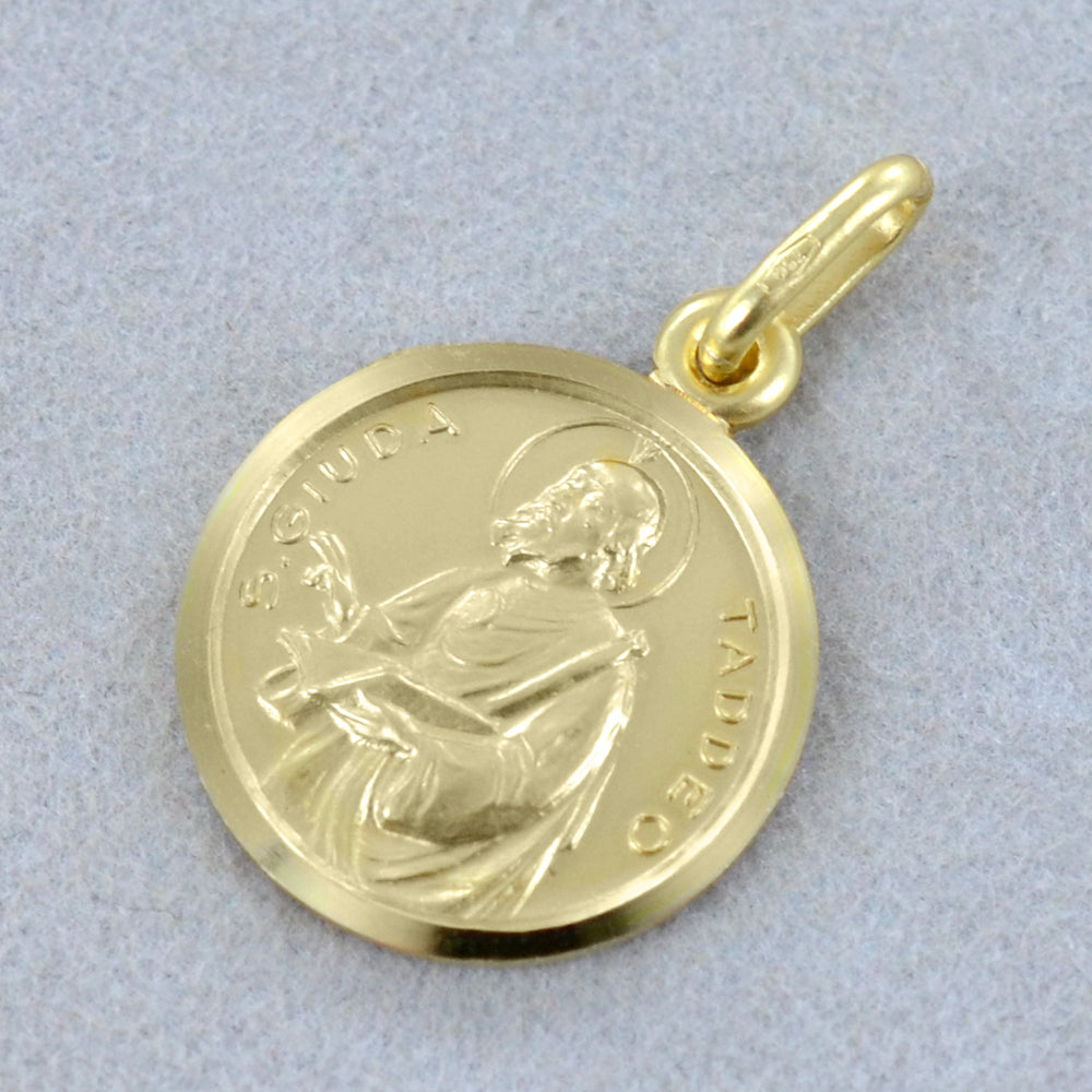 Medaglia San Giuda Taddeo in oro giallo