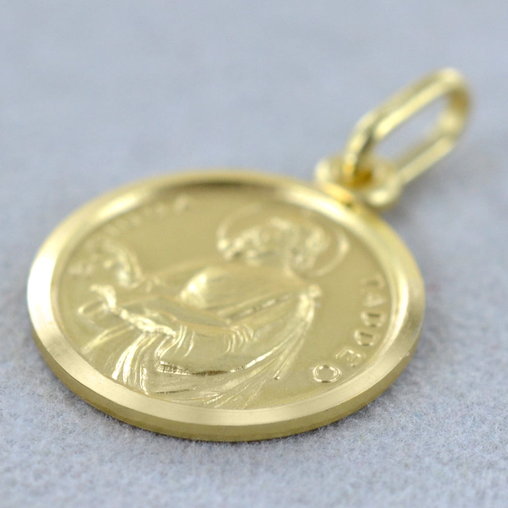 Medaglia San Giuda Taddeo in oro giallo
