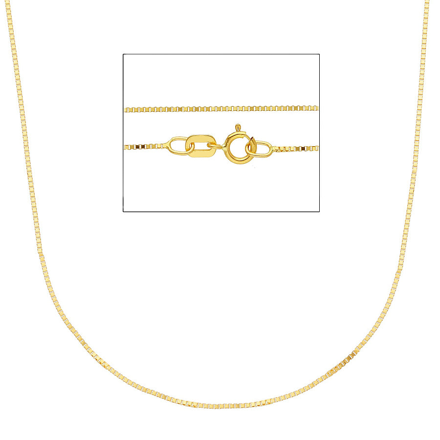 Girocollo da Uomo catena Veneziana in oro giallo 50 cm