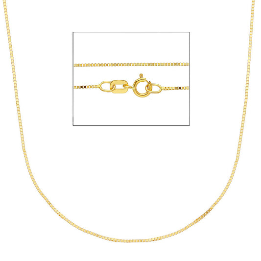 Women's silver chain 45 cm