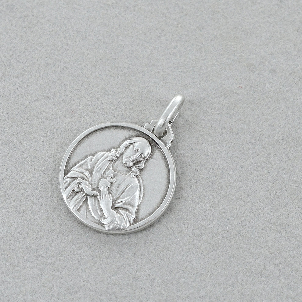 Medaglia del Sacro Cuore scapolare Madonna del Carmelo