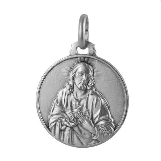 Medaglia del Sacro Cuore scapolare Madonna del Carmelo