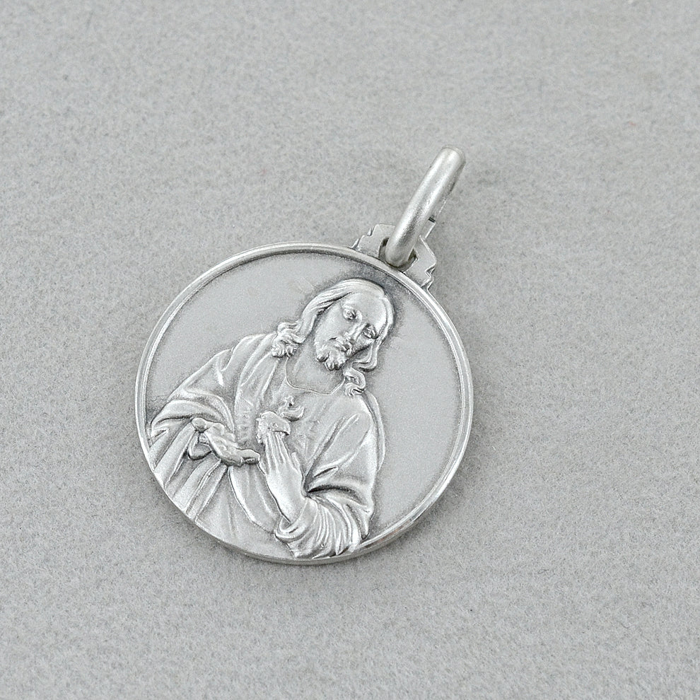 Medaglia del Sacro Cuore scapolare Madonna del Carmelo