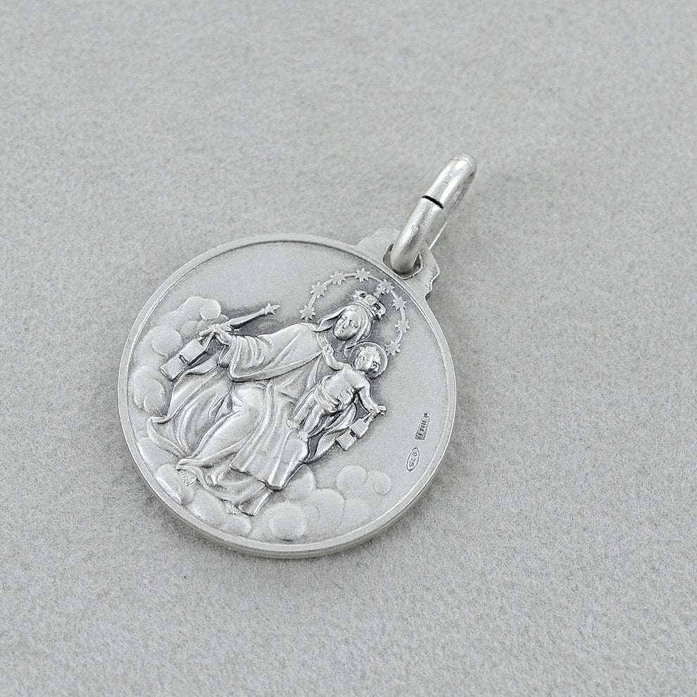 Medaglia del Sacro Cuore scapolare Madonna del Carmelo