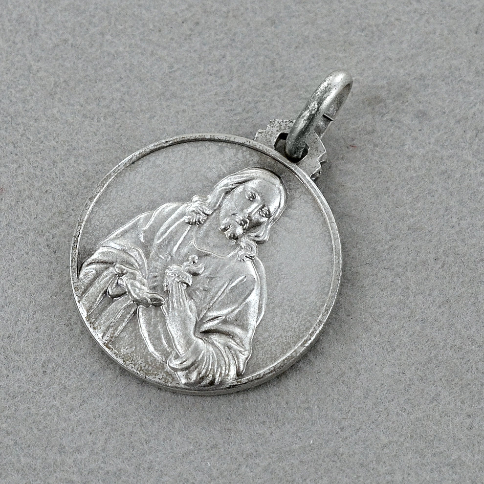 Medaglia del Sacro Cuore scapolare Madonna del Carmelo