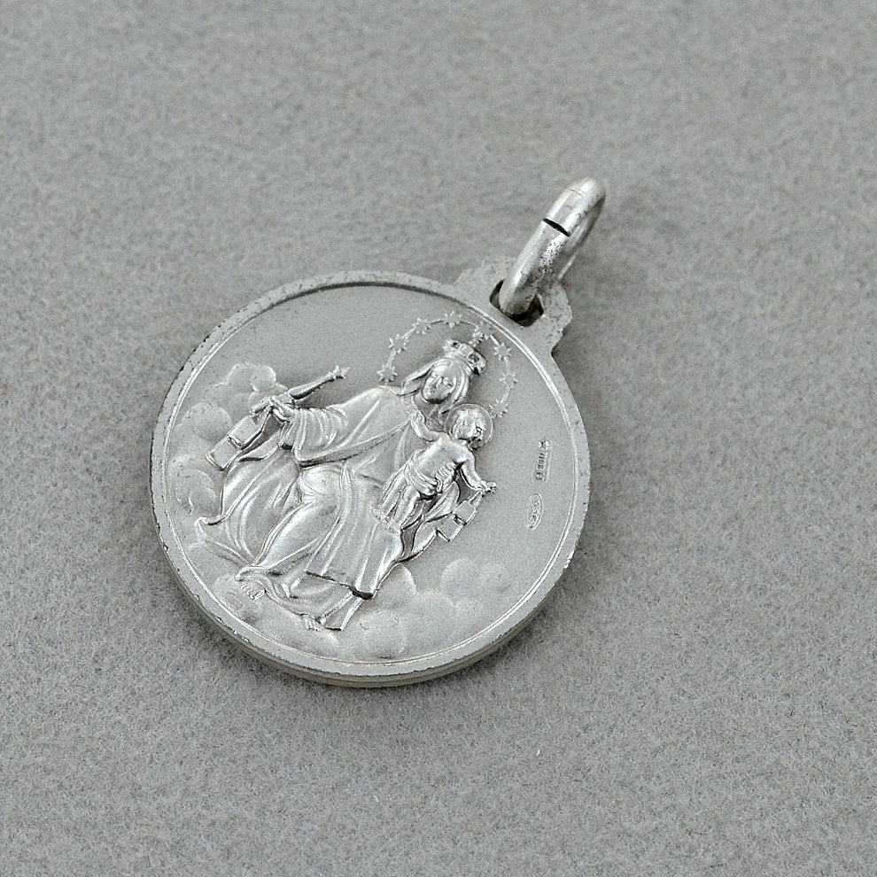 Medaglia del Sacro Cuore scapolare Madonna del Carmelo