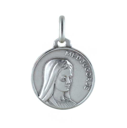 Medaglia Madonna di Medjugorje in argento