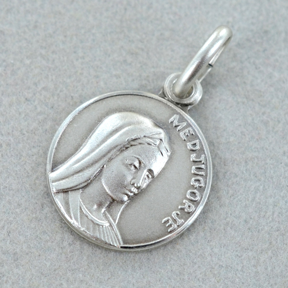Medaglia Madonna di Medjugorje in argento