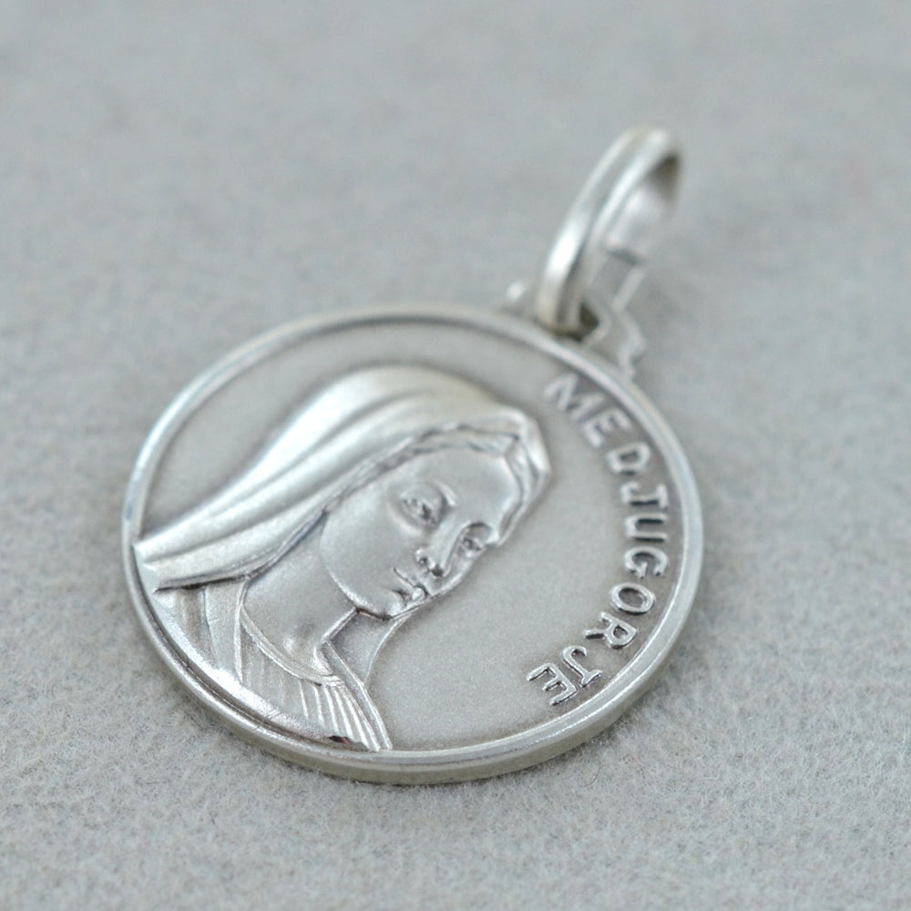 Medaglia Madonna di Medjugorje in argento