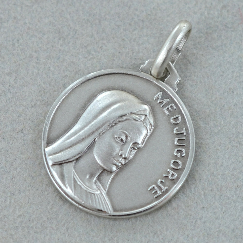 Medaglia Madonna di Medjugorje in argento