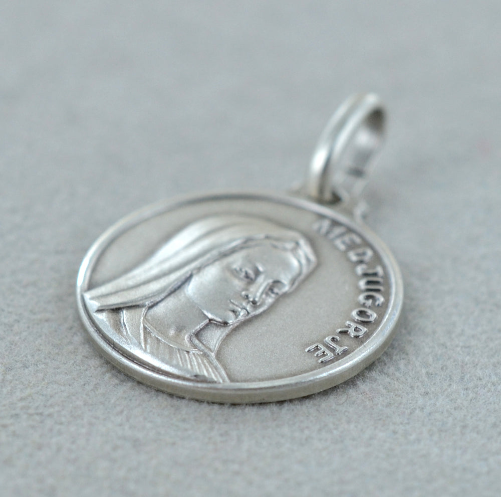 Medaglia Madonna di Medjugorje in argento