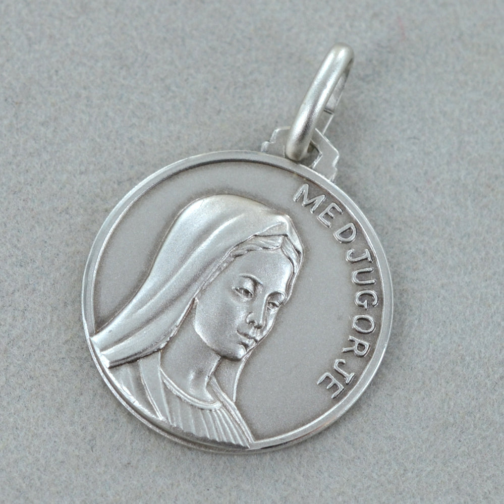 Medaglia Madonna di Medjugorje in argento
