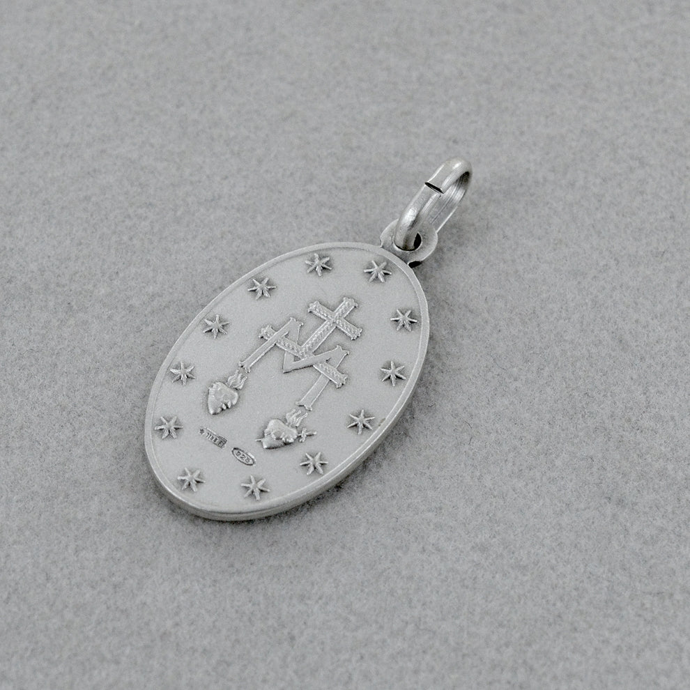 Medaglia Madonna Miracolosa in argento