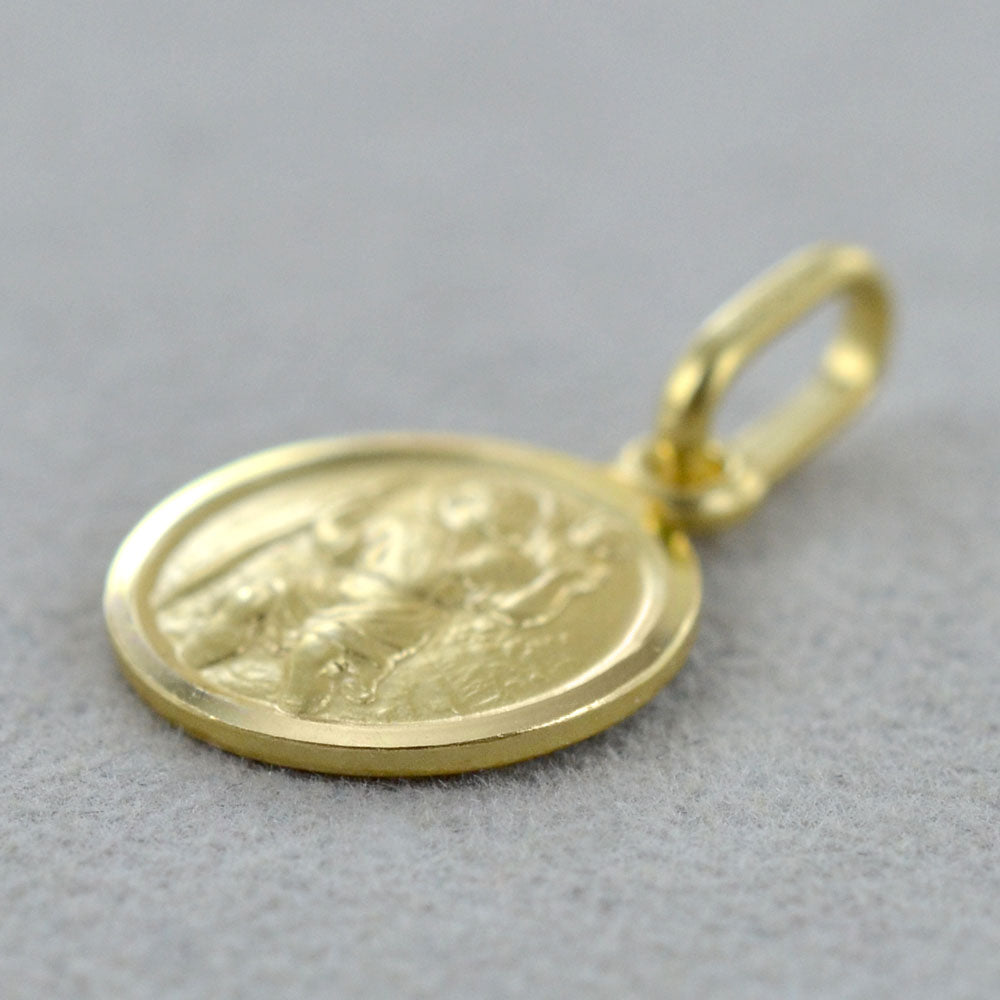 Medaglia San Cristoforo in oro giallo
