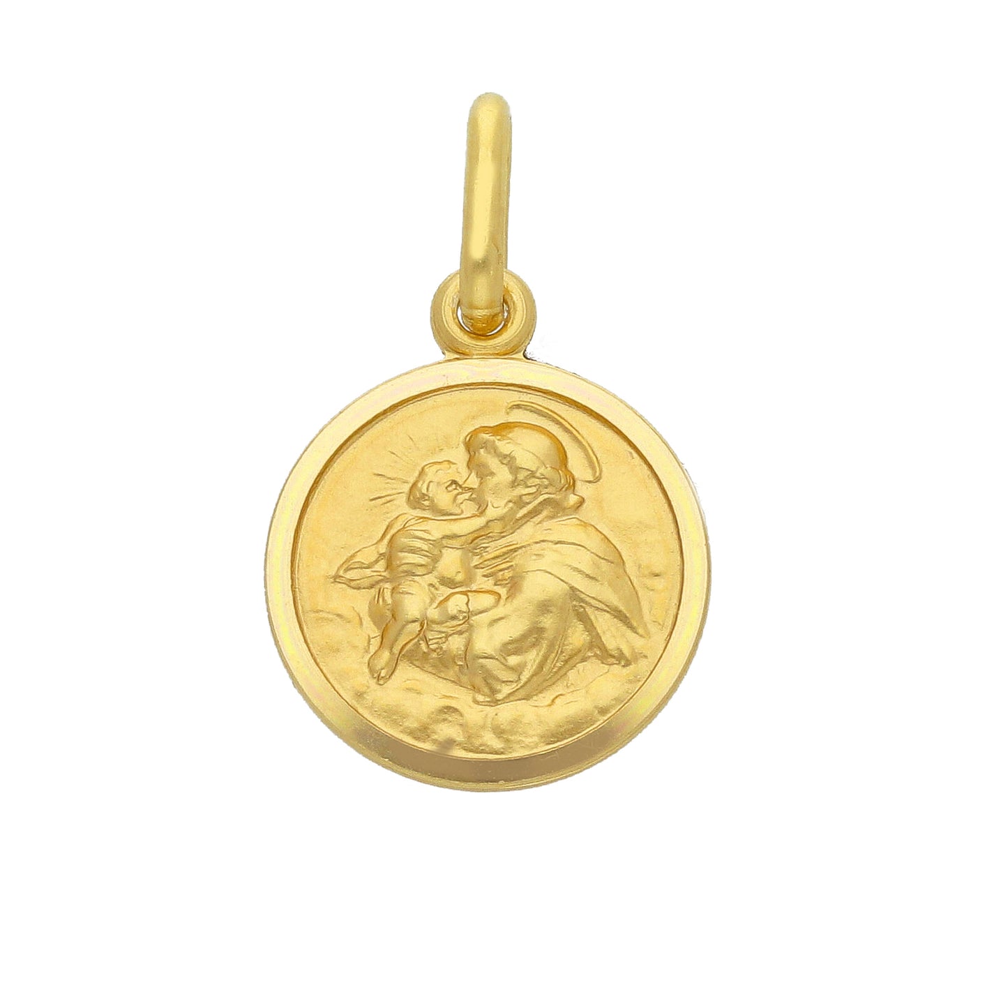 Medaglia Sant' Antonio in oro giallo