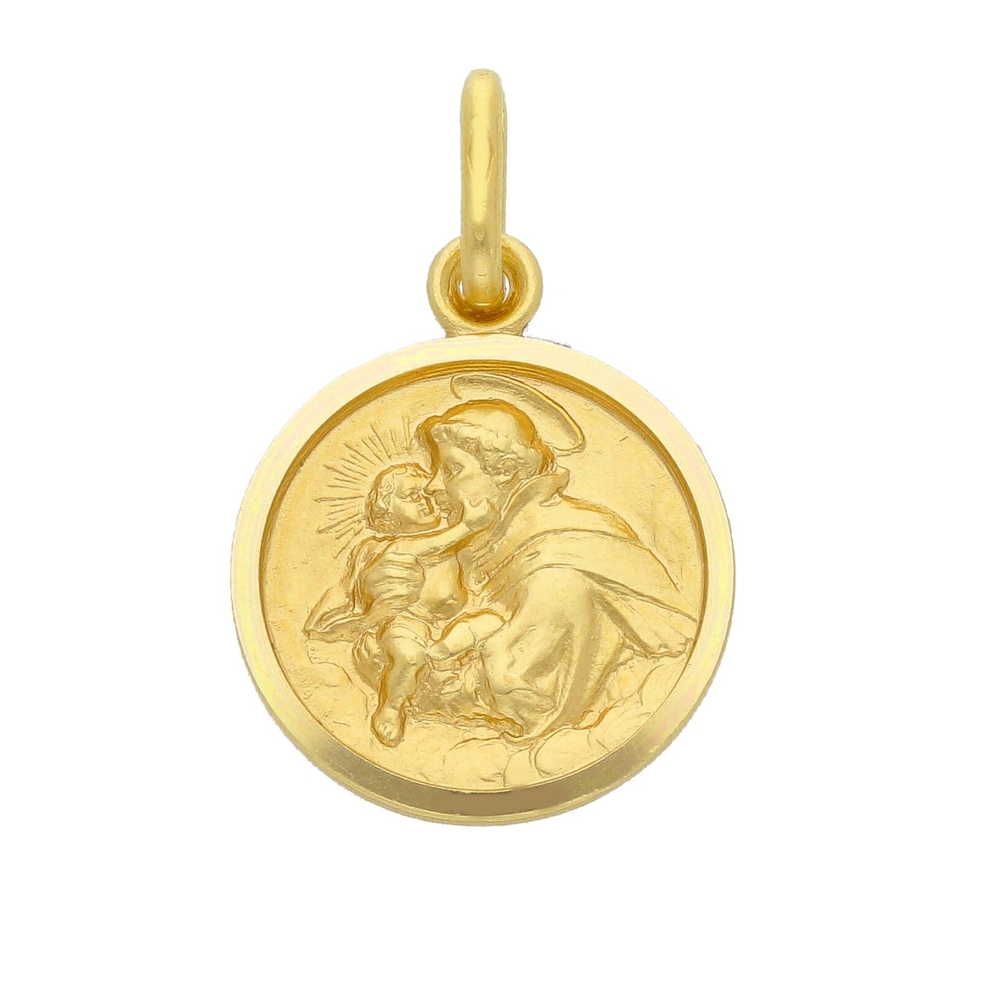 Medaglia Sant' Antonio in oro giallo
