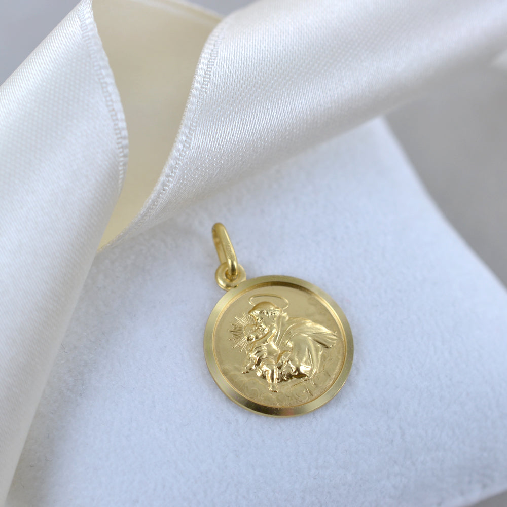 Medaglia Sant' Antonio in oro giallo
