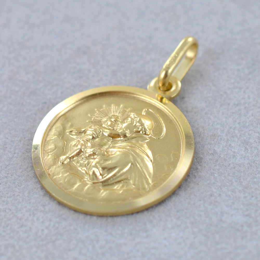 Medaglia Sant' Antonio in oro giallo