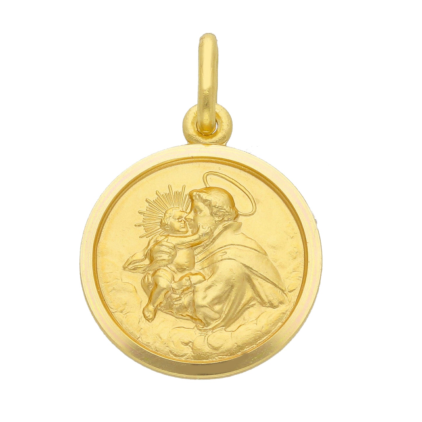 Medaglia Sant' Antonio in oro giallo