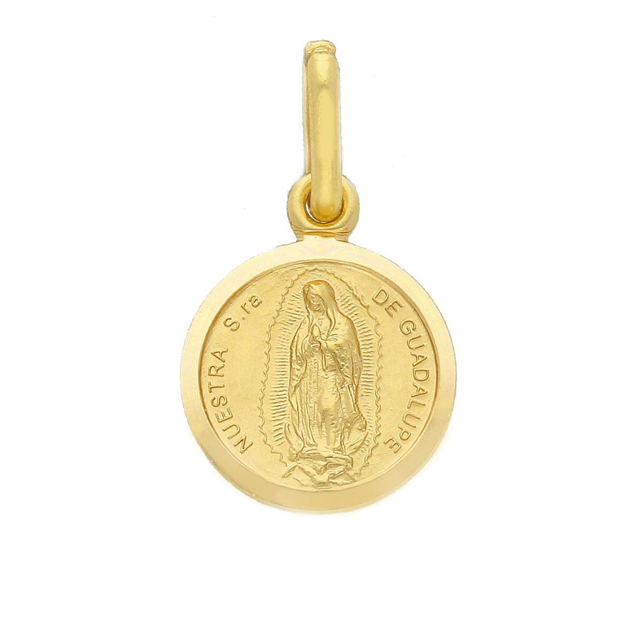 Medaglia Madonna di Guadalupe in oro giallo