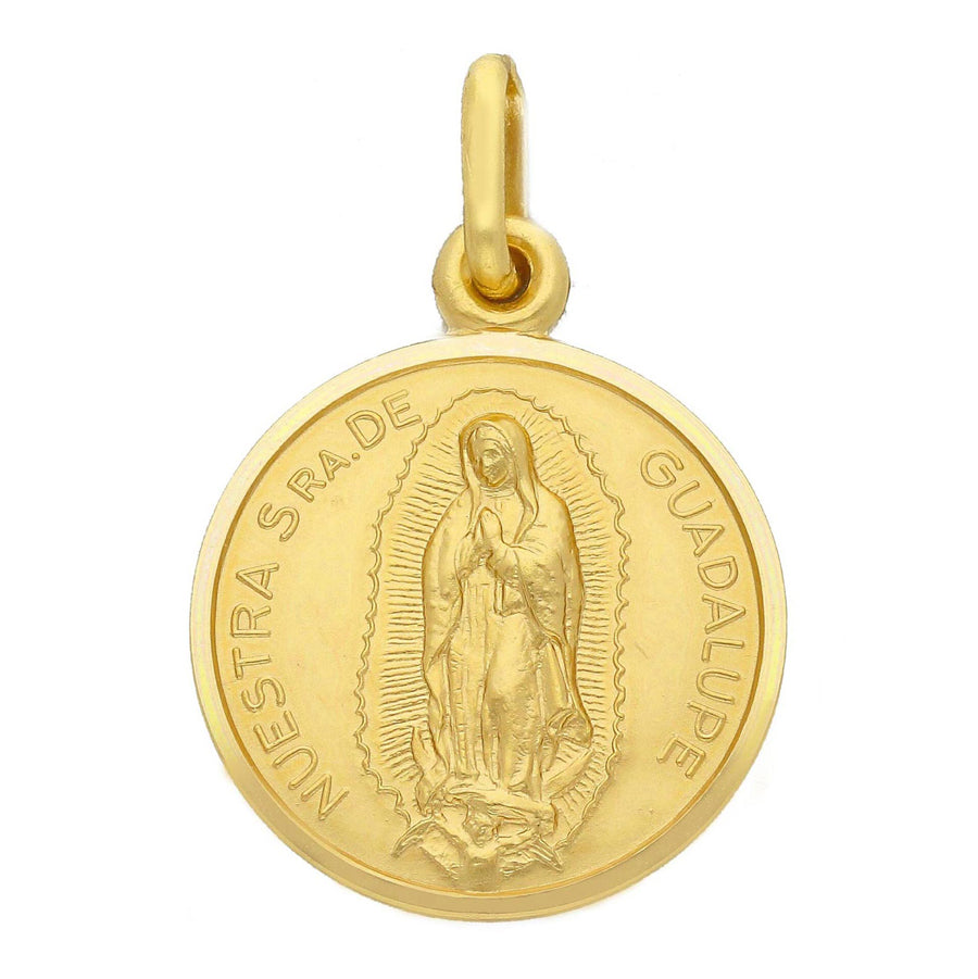 Medaglia Madonna di Guadalupe in oro giallo