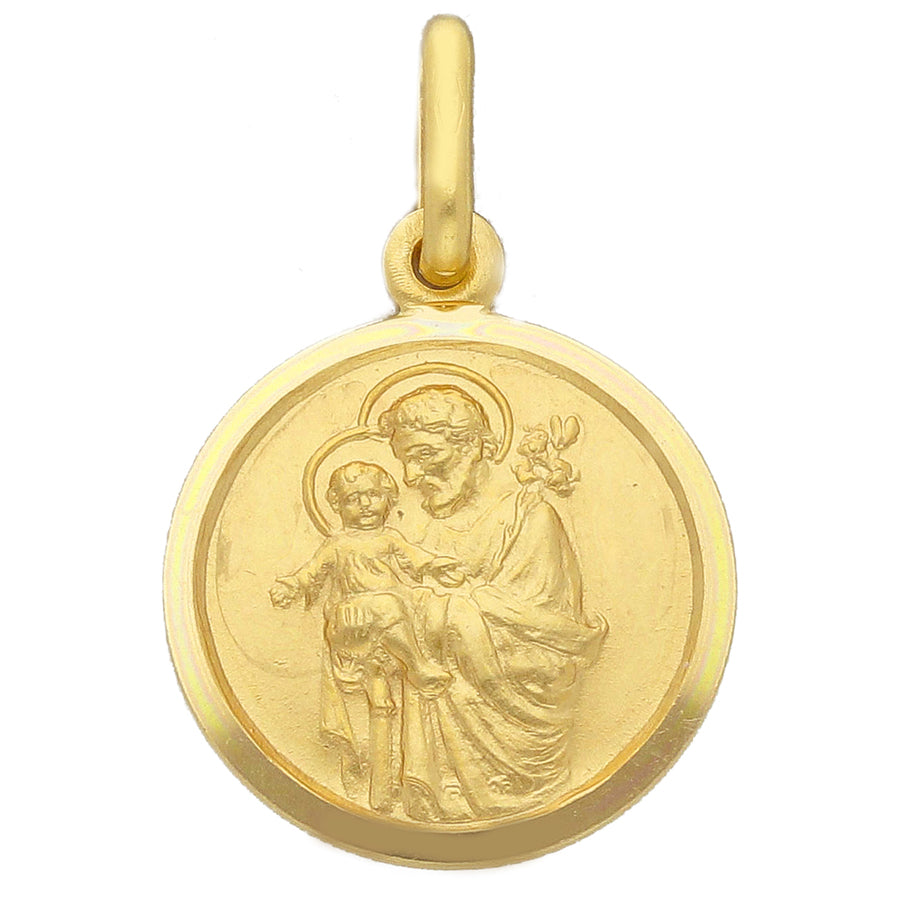 Medaglia San Giuseppe in oro giallo
