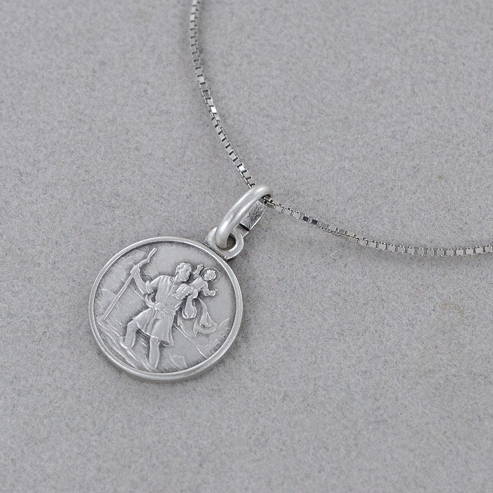 Medaglia di San Cristoforo in argento