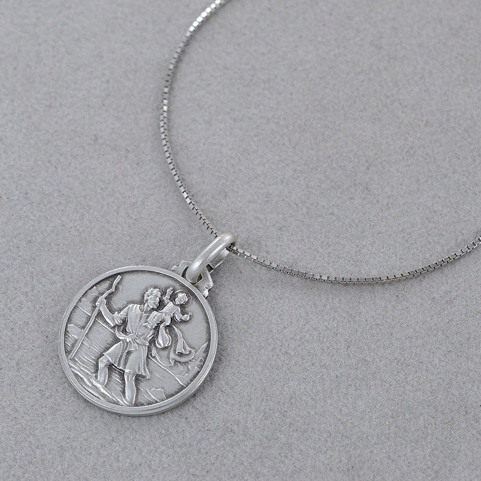 Medaglia di San Cristoforo in argento