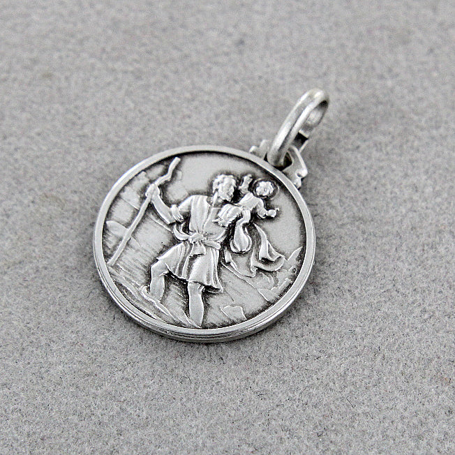 Medaglia di San Cristoforo in argento