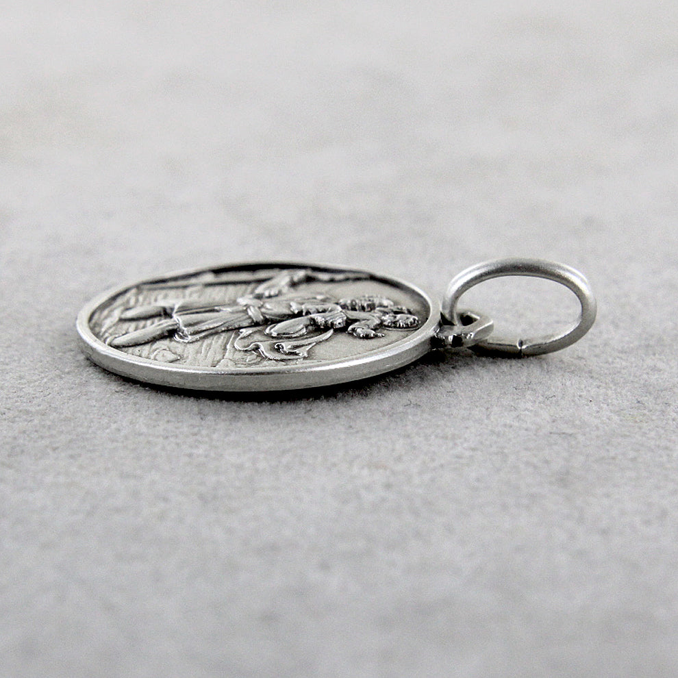 Medaglia di San Cristoforo in argento