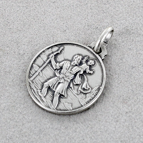 Medaglia di San Cristoforo in argento