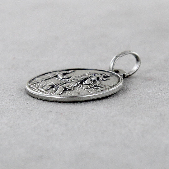 Medaglia di San Cristoforo in argento