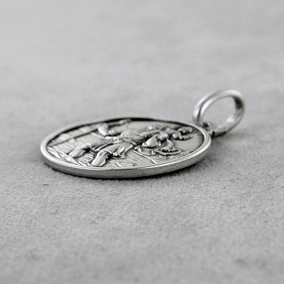 Medaglia di San Cristoforo in argento