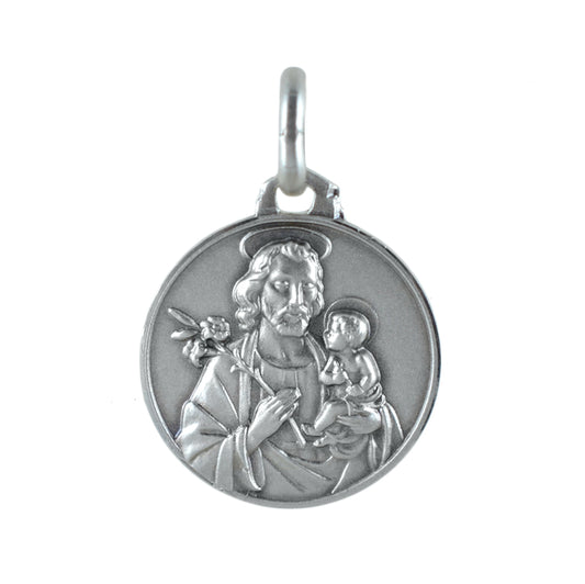 Medaglia di San Giuseppe in argento