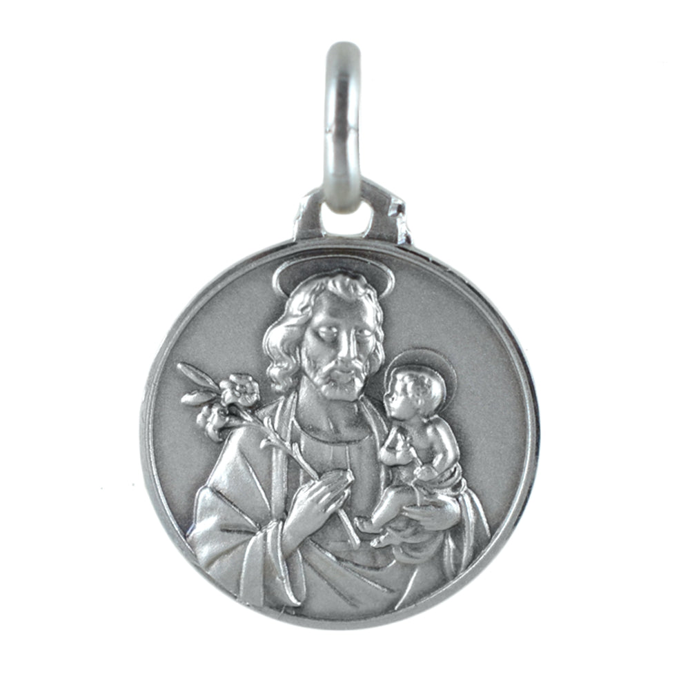 Medaglia di San Giuseppe in argento