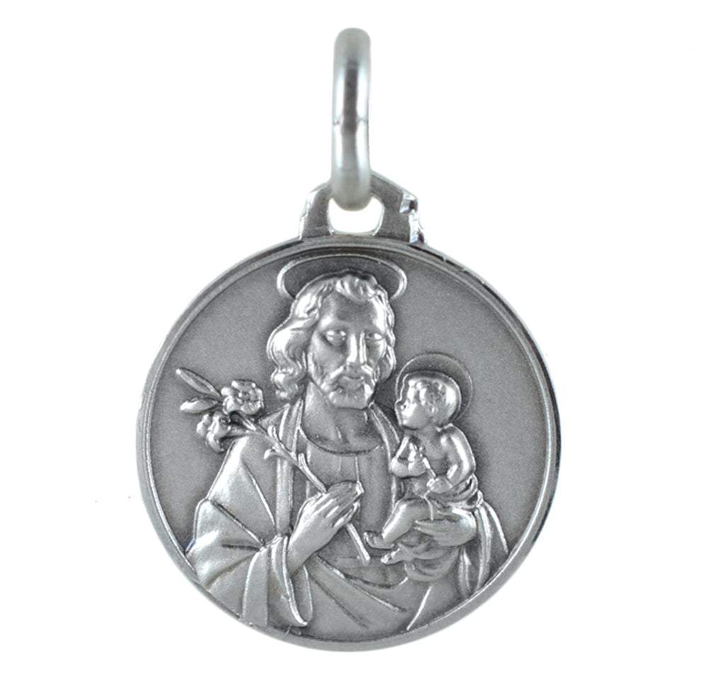 Medaglia di San Giuseppe in argento
