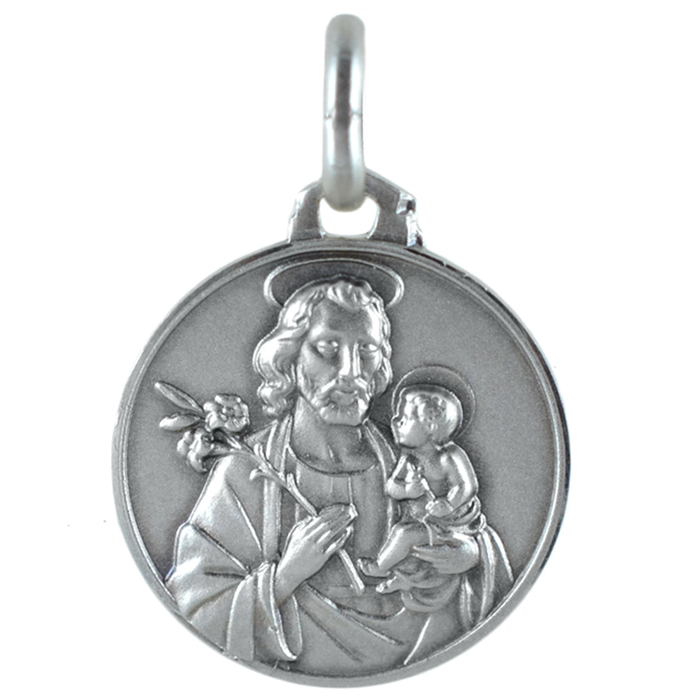 Medaglia di San Giuseppe in argento