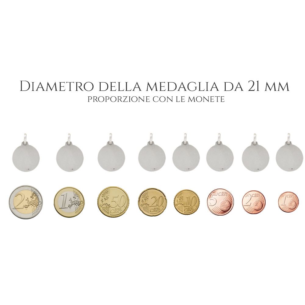 Medaglia di San Cristoforo in argento