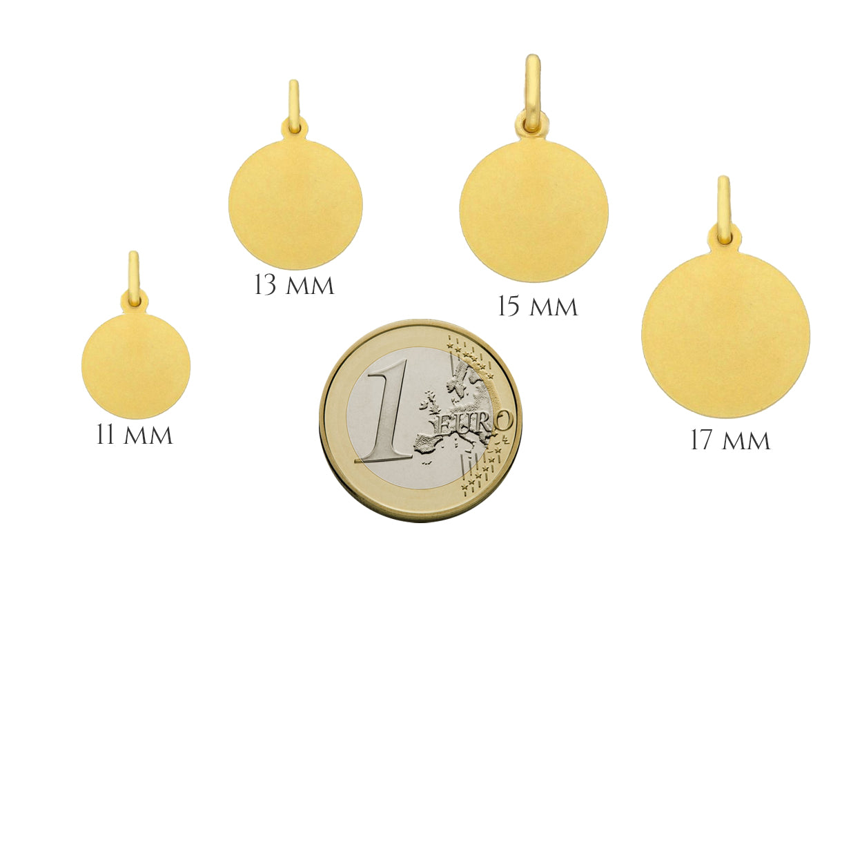 Medaglia Santa Rita in oro giallo