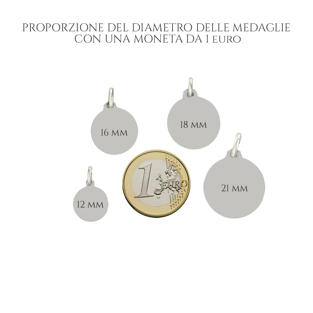 Medaglia di San Cristoforo in argento