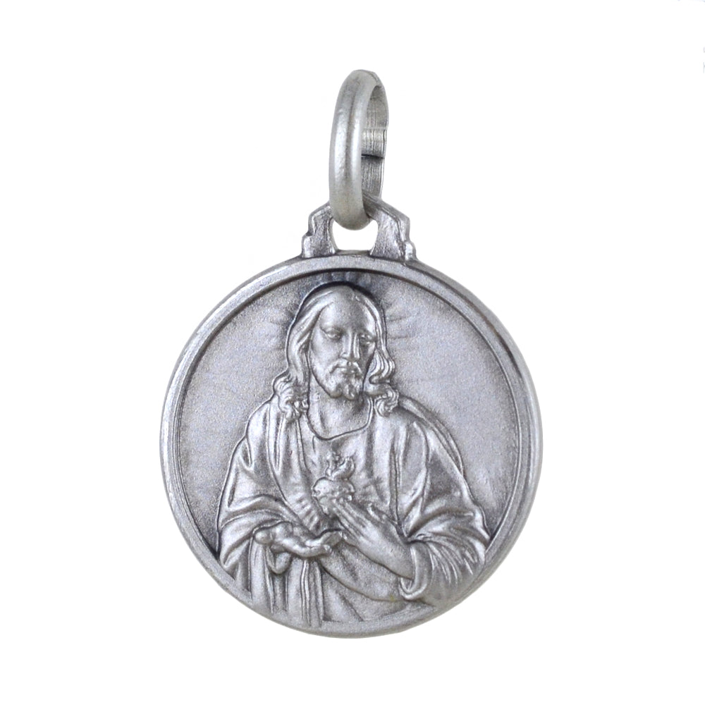 Medaglia del Sacro Cuore scapolare Madonna del Carmelo