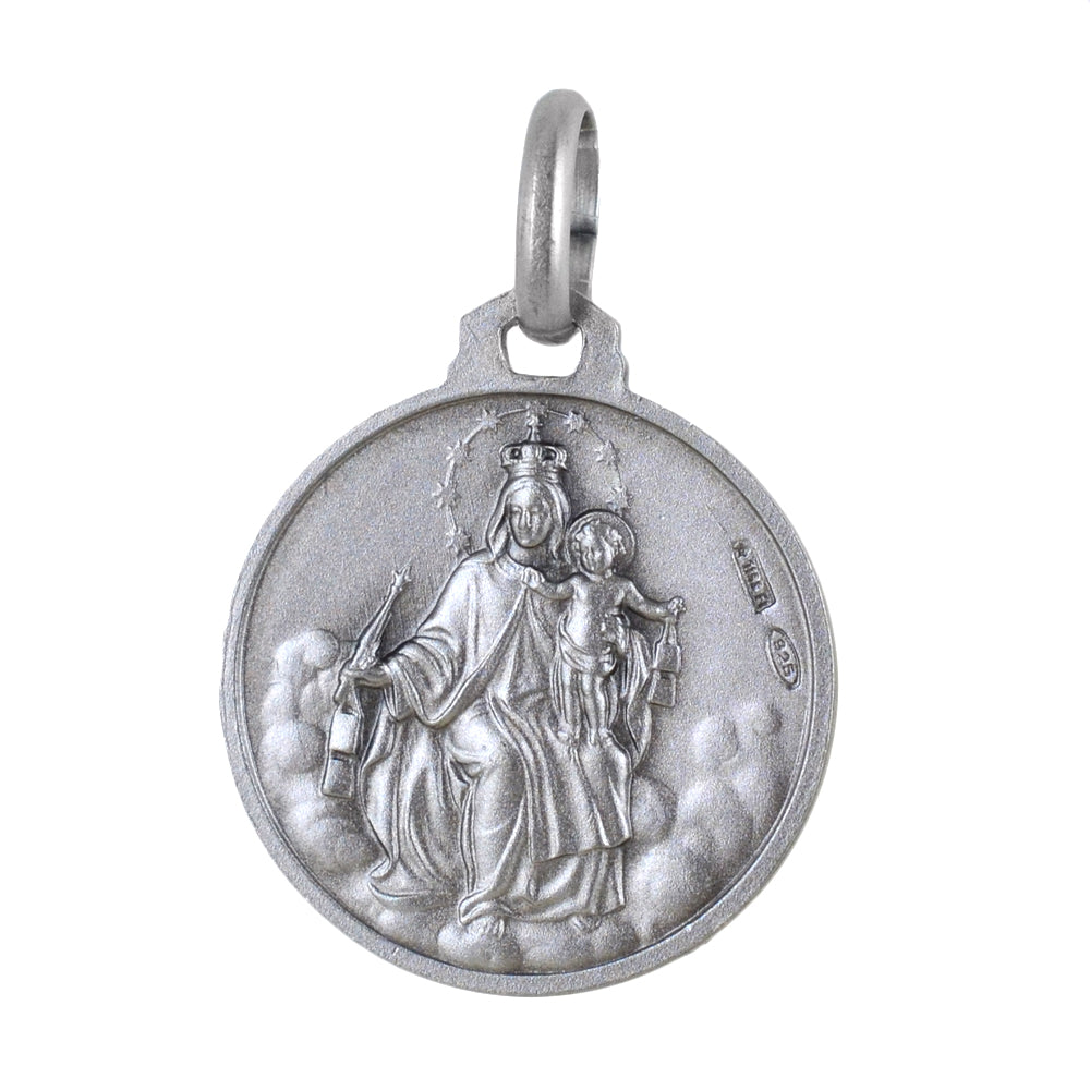 Medaglia del Sacro Cuore scapolare Madonna del Carmelo