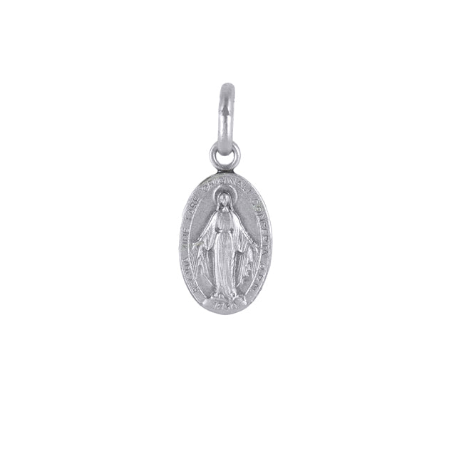 Medaglia Madonna Miracolosa in argento
