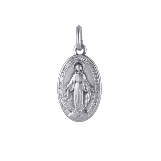Medaglia Madonna Miracolosa in argento