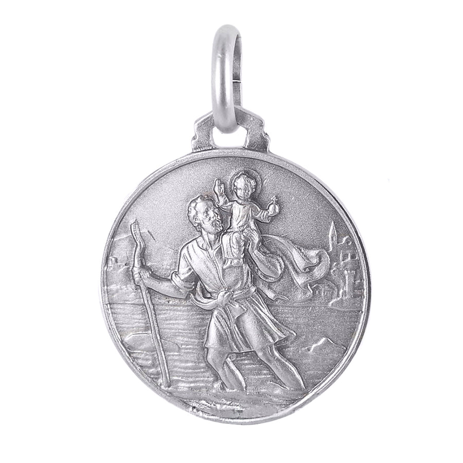 Medaglia di San Cristoforo in argento